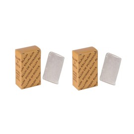 MAUQI - 2 x Stone Alume Rectangle Block 90g Hygiene for Face, Body After Shaving and Hair Removal - Pack of 2
