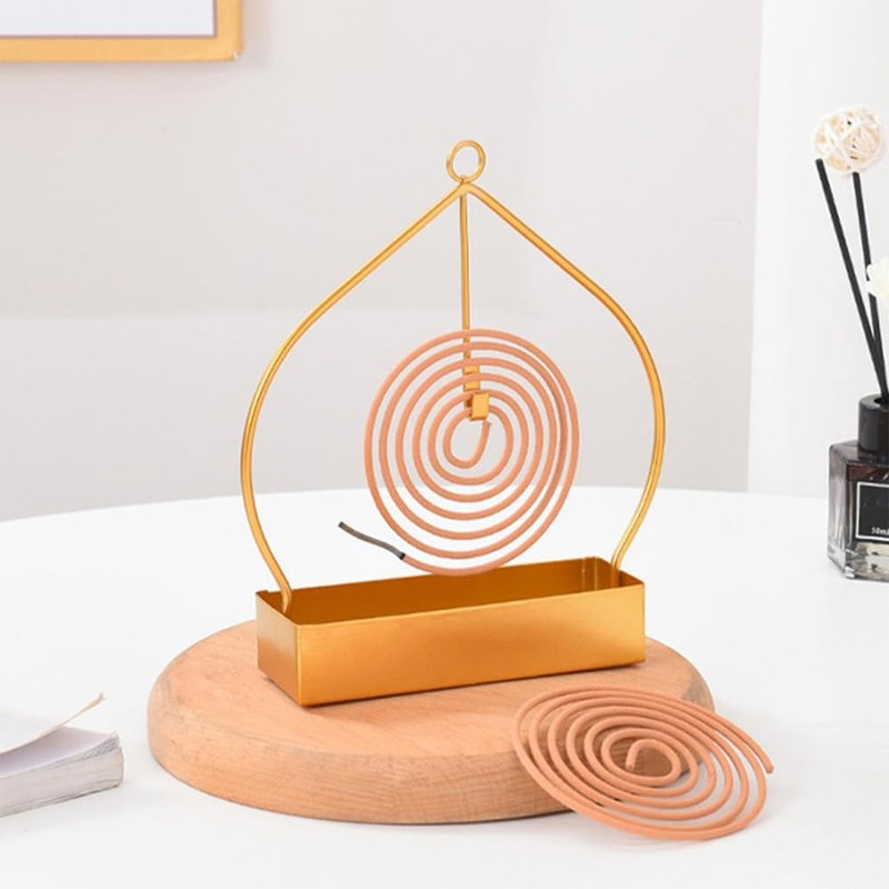 Ieron Metal Mosquito Coil Holder Stylish and Functional Home Use