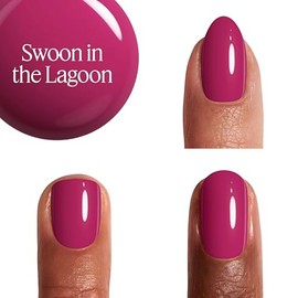 Essie Nagellack – Nr. 820 swoon in the lagoon, hochwertige Nagellackfarbe in pink: hochwertig, haltbar und farbintensiv