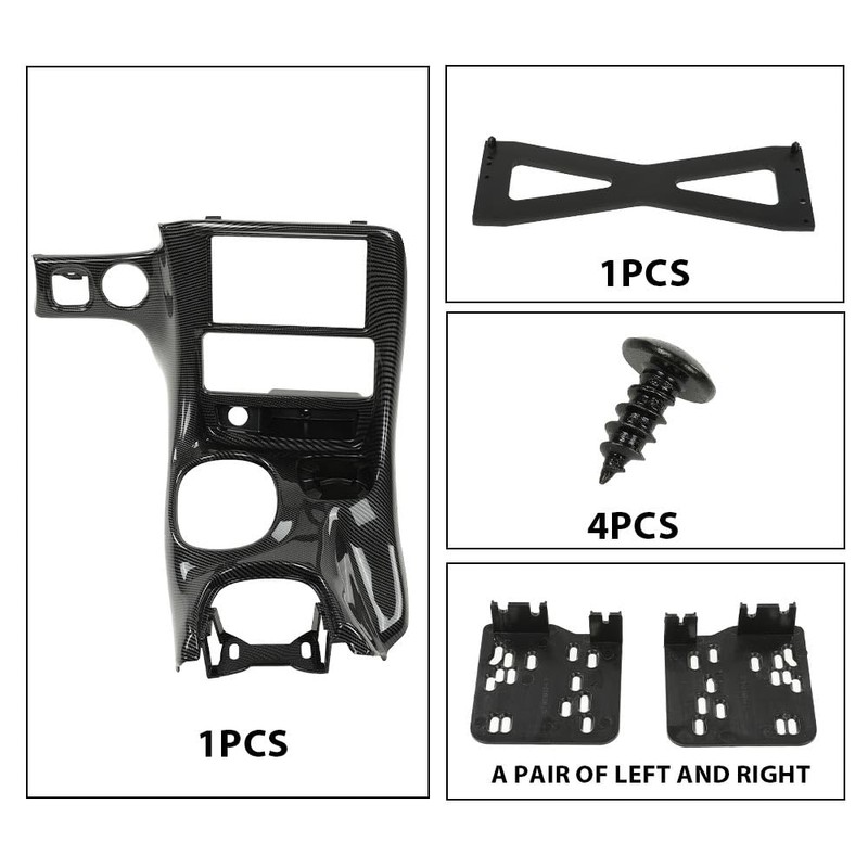 G-PLUS Double Din Radio Center Dash Bezel Kit 10407815, Fit