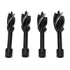4 Pcs Wood Auger Bit 4 Flute Detachable Hex Shank