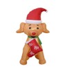 1.5M Christmas Inflatable Dog Led Light Model for Indoor Outdoor
