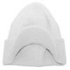 Nayt Men's Acrylic Beanie Cap with Bill (White)