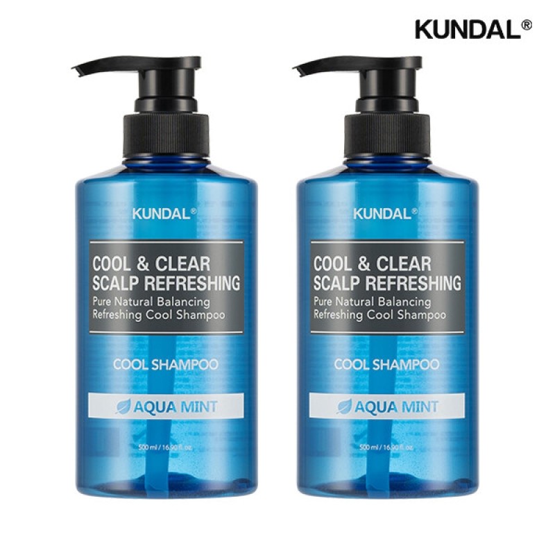 Kundal Cool & Clear Scalp Refreshing Cool Shampoo 500ml x