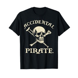 Leg Amputee Disabled Amputation Funny Accidental Pirate T-Shirt