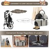 LPOTIUS 3-in-1 Pet Stroller with Detachable Carrier for Small Dogs