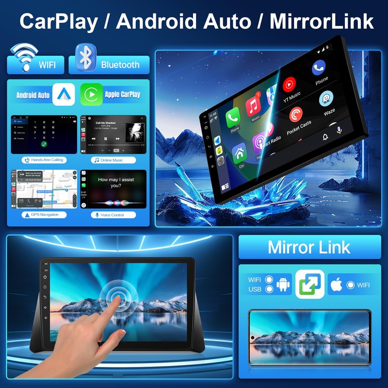 Leadfan Car Radio for Toyota RAV4 2006-2012 Stereo Replacement with