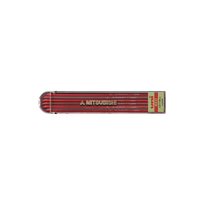 Mitsubishi Pencil Uni Holder Refill 2.0mm Red ULN.15 Set of