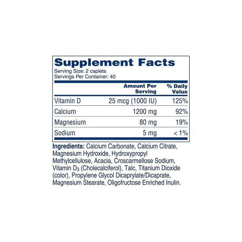 Suplemento Nutricional Bayer Citracal D3 Calcio y Magnesio, Sin Sabor