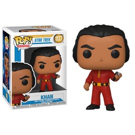 Funko Pop! Star Trek: The Original Series - Khan Vinyl Figure (Includes Compatible Pop Box Protector Case)