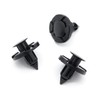 VVO Fasteners- Black Plastic Engine Undertray Clips for Nissan Qashqai,