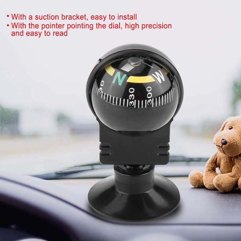Compass Ball Professional Dash Mount Compass Mini Directional Guide Ball