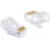 ETS RJ45 Connectors 100-PACK RJ45 Ends, Cable Crimp Ethernet CAT6