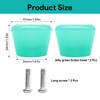 shirylzee 2 Pcs Roller Skates Brake Stopper, Rubber Compound Roller