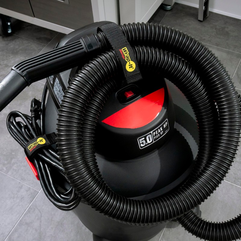 Quick-Straps by Wrap-It Storage - Assorted 20-Pack Black - Hook