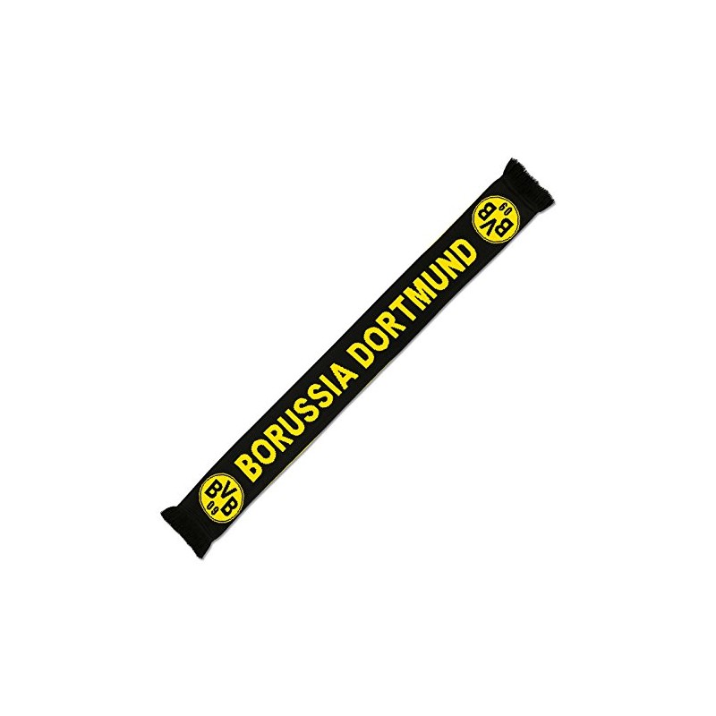 Borussia Dortmund Men’s Scarf Black/Yellow One Size – 2466636