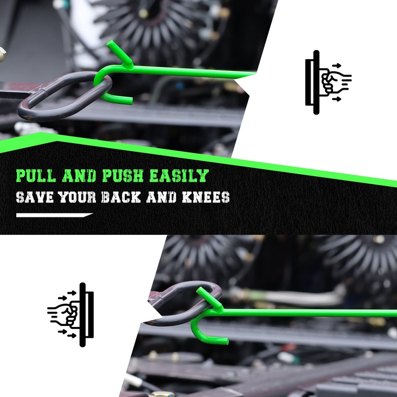 AUTOSwpozo 5th Wheel Pin Puller, 32" Solid Steel Chrome Plated