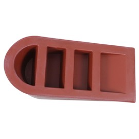 ULTECHNOVO Heavy Duty Rubber Door Stopper Wedge Extra Large Design for Garage Warehouse Prevents Door Slamming Easy Installation