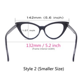 50er Jahre Damen Brille Elvis Rahmen Partybrille Cat Eye Katzenauge Dress up Parteien Dawnzen®