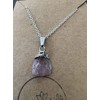 Ruby Dipped Crystal Necklace, Raw Crystal Necklace, Dipped Crystal, Gold