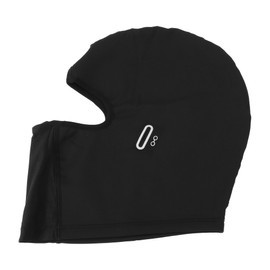Hihaha Balaclava Face Mask with Glasses Hole Short Ski Sun Hood Masks for Motorcycling Cycling Breathable 1 Piece Black