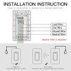MoesGo WiFi Wall Push Button Smart Light Switch,Multi-Control, 2.4GHz WiFi