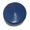 Blue Vinyl Round Stretchable Pipe End Cap 2-3/8" (2.375") ID