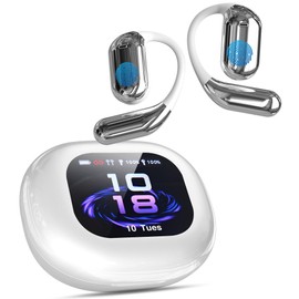 Language AI Translator Earbuds Real-time: 3-in-1 Translation Earbuds Two-Way Translating Earbuds with 144 Languages & Accents, Watch Earphones fit iOS and Android for Travel and Business - Silver