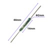 Gebildet 10pcs Plastic Reed Switches + 10pcs Glass Reed Switch),