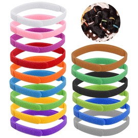 NATUCE 15 Stück Welpen ID Halsbänder, Hündchen Identification Hundemarken, Welpenhalsband für Neugeborene Welpen Kätzchen (L-35 cm)