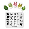 KADS Templates for Nails Leaf Nature Fall Stamping Plates Image