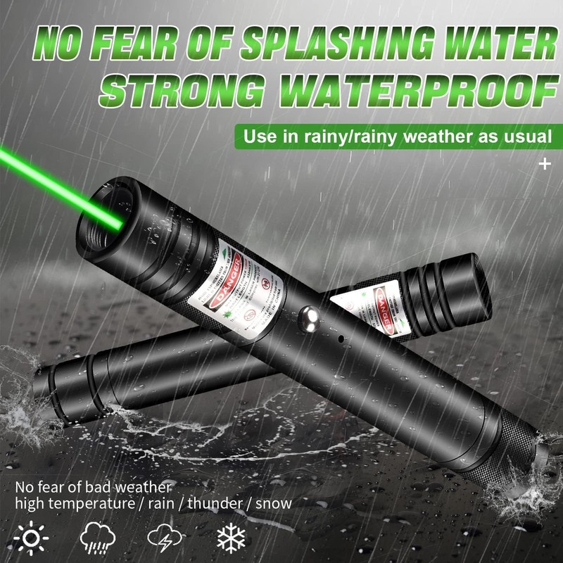 LUEIIN Long Range Laser Pointer 10000 Feet Visible Beam,USB Rechargeable