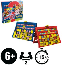 Indovina chi? Pokémon Edition | 48 Pokémon | Giochi da tavolo divertenti per bambini, bambine e famiglie | 2 giocatori | 15 min. | Gioco da viaggio | Dai 6 anni in su - Versione italiana