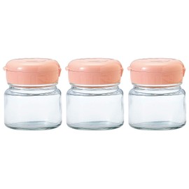 Toyo Sasaki Glass, Good Pickling, Gallier Pot, Small, Made in Japan, Pink, Approx. 9.6 fl oz (275 ml), I-77828-P-JAN 3 Pieces