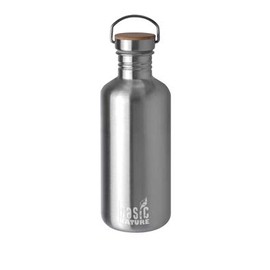 BasicNature Unisex - Adult Active Water Bottle, Grey, Not Applicable