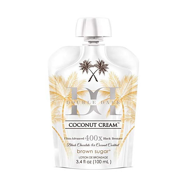 Tan Inc Double Dark Coconut Cream 400X Black Bronzer (100ml)