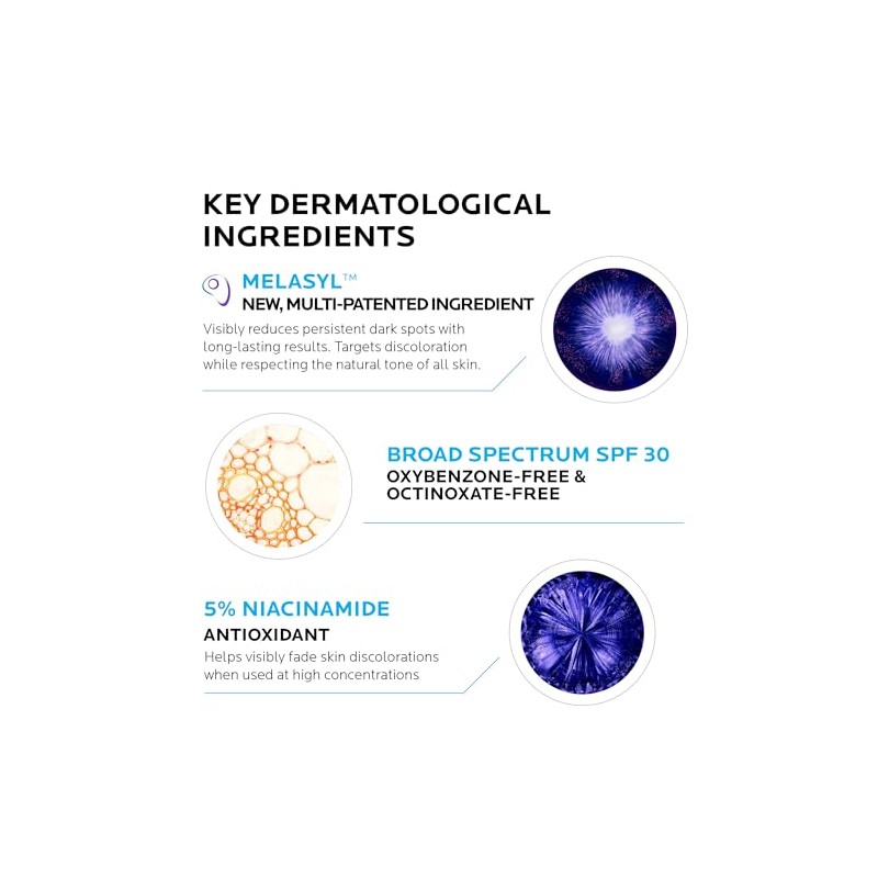 La Roche-Posay Mela B3 Tratamiento Anti-Manchas Corrector, Protector SPF 30