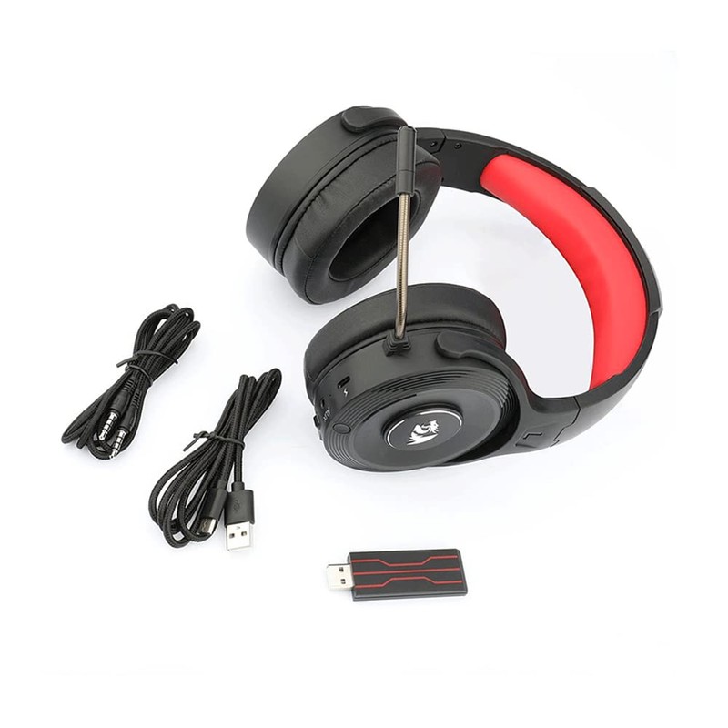 Diadema Redragon Pelops H818 Gamer Headset Wireless Dongle 2.4Ghz Y