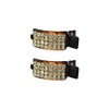 Caravan Tiny Deco Crock with Stones Hair Clip Pair Model