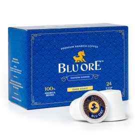 Blu Ore Premium Vietnamese Coffee Pods - Dark Roast - Recyclable Single Serve K-Cup Compatible (24 Count) - 100% Arabica Coffee, No Preservatives or Artificial Flavor