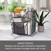 Gourmet Basics by Mikasa Band Stripe Stacking Kitchen Bathroom Office