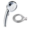 High Pressure 6 Setting Shower Head Extra 60" Long Hose