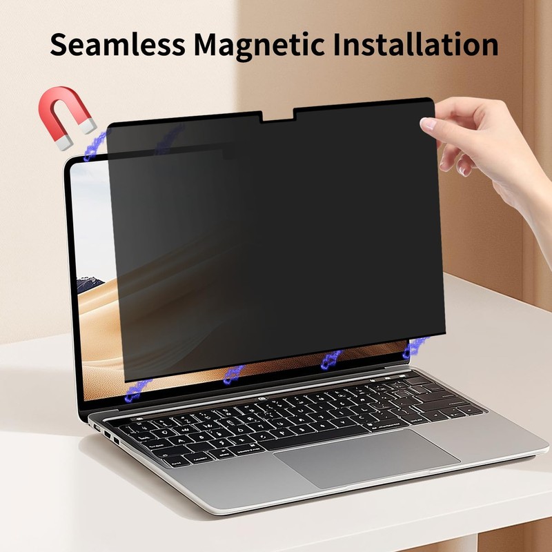 Magnetic Privacy Screen Protector for MacBook Air 13.6" & 2022-2025