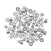 100PCS 1/16" (1.5mm) Wire Rope Sleeve, Aluminum Crimping Loop Sleeve