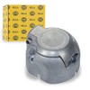 7-poles female socket metal aluminium jaeger