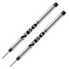 NEO+ Rollerball 2 Pen Refills in Black Ink Compatible with
