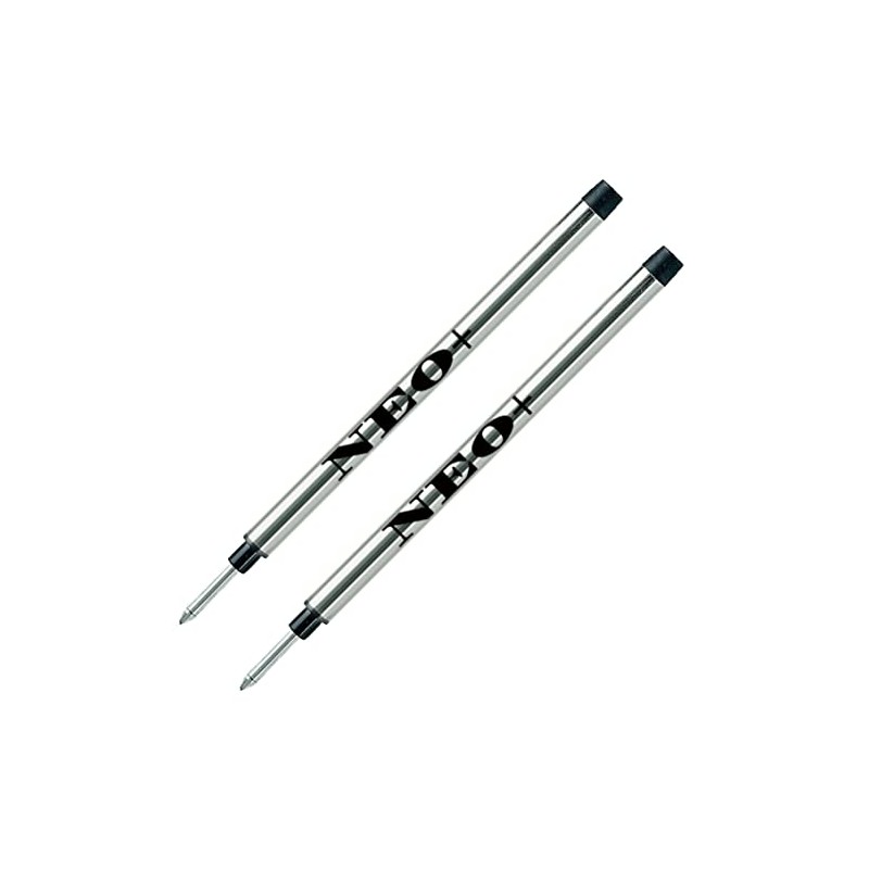 NEO+ Rollerball 2 Pen Refills in Black Ink Compatible with