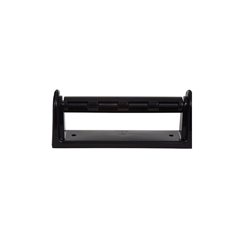 WALL MOUNTED KITCHEN ROLL RACK HOLDER DISPENSER PLASTIC - BLACK