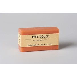 Savon du Midi Organic Soap with Karité Butter Rose Douce 100 g