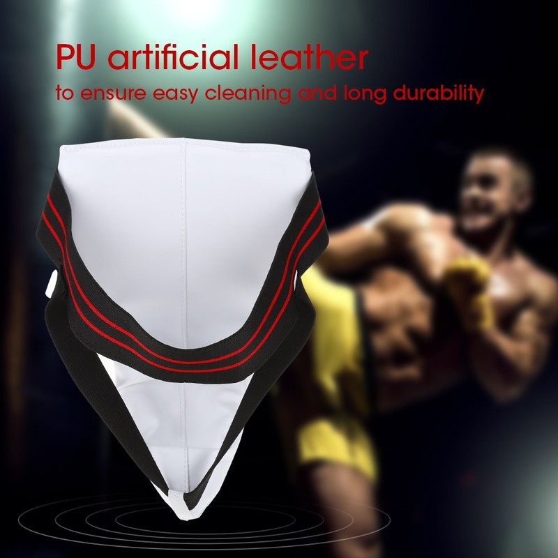 Keenso Taekwondo Groin Guard, Men's Adjustable Groin Guard, Taekwondo PU